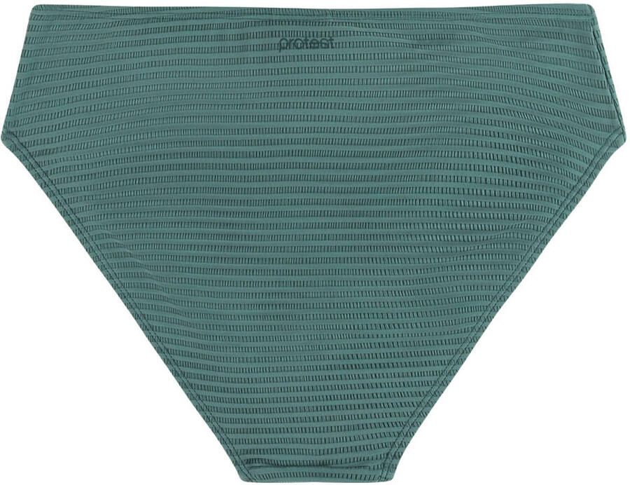 Protest high waist bikinibroekje MIXWRAP met ribstructuur groen - Foto 2