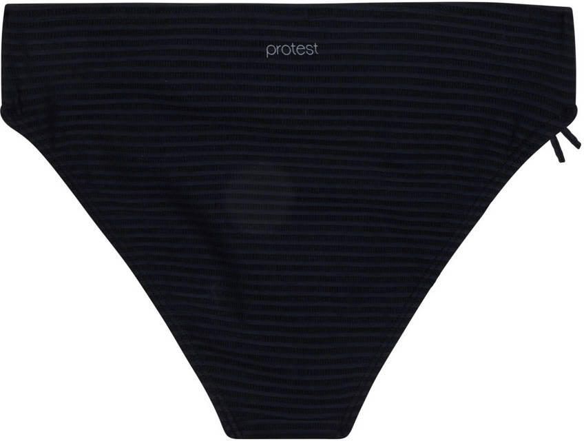 Protest high waist bikinibroekje MIXWRAP met ribstructuur zwart - Foto 2