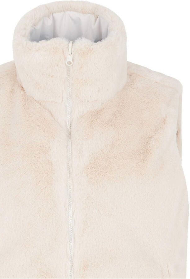 Protest imitatiebont bodywarmer ecru