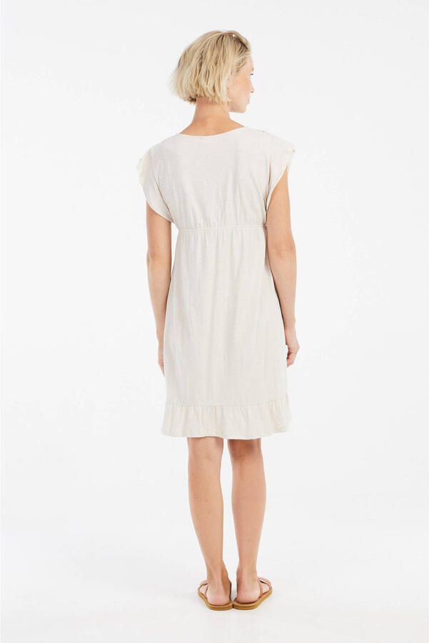 Protest korte jurk broderie ecru - Foto 2