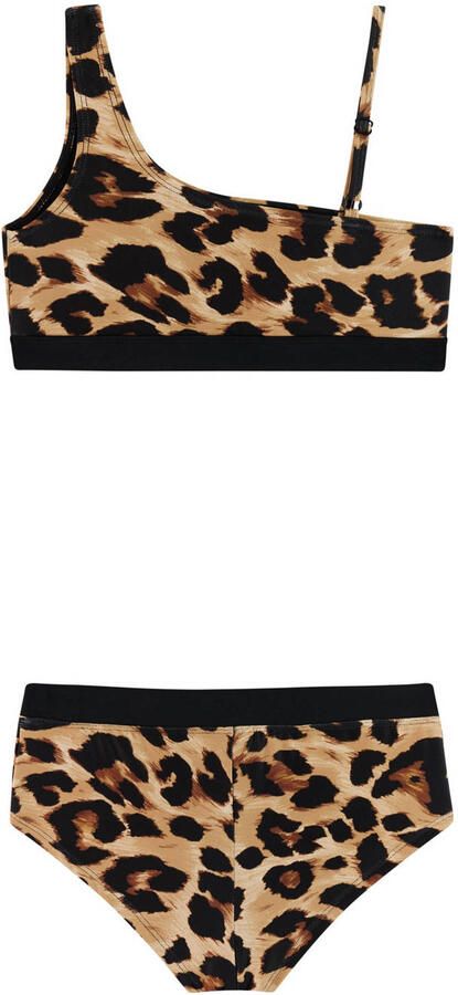 Protest one shoulder bikini PRTPANTER JR beige zwart - Foto 2