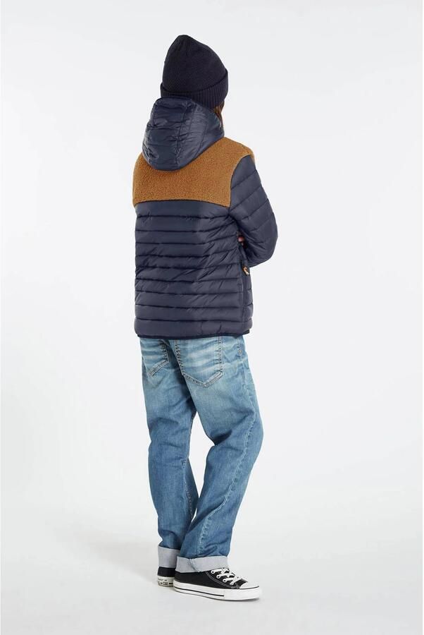 Protest outdoor jas PRTDUCO JR donkerblauw bruin