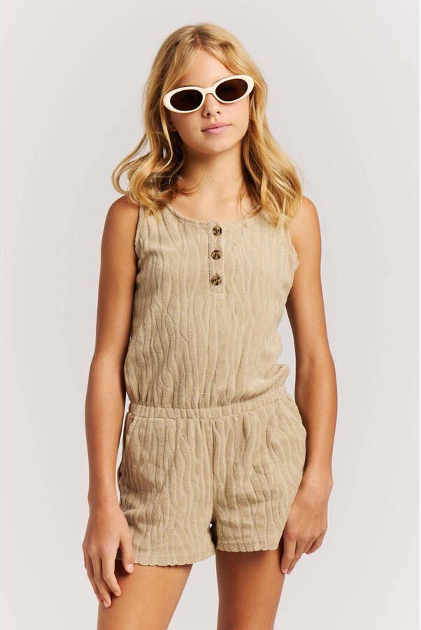 Protest playsuit beige