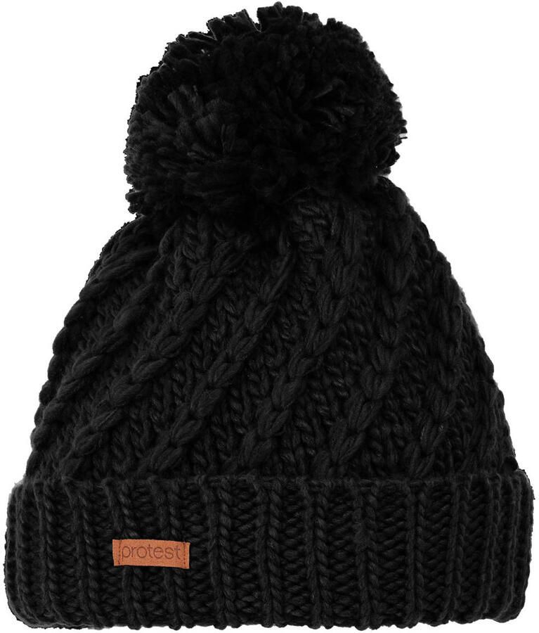 Protest pompon muts PRTPaisley roze