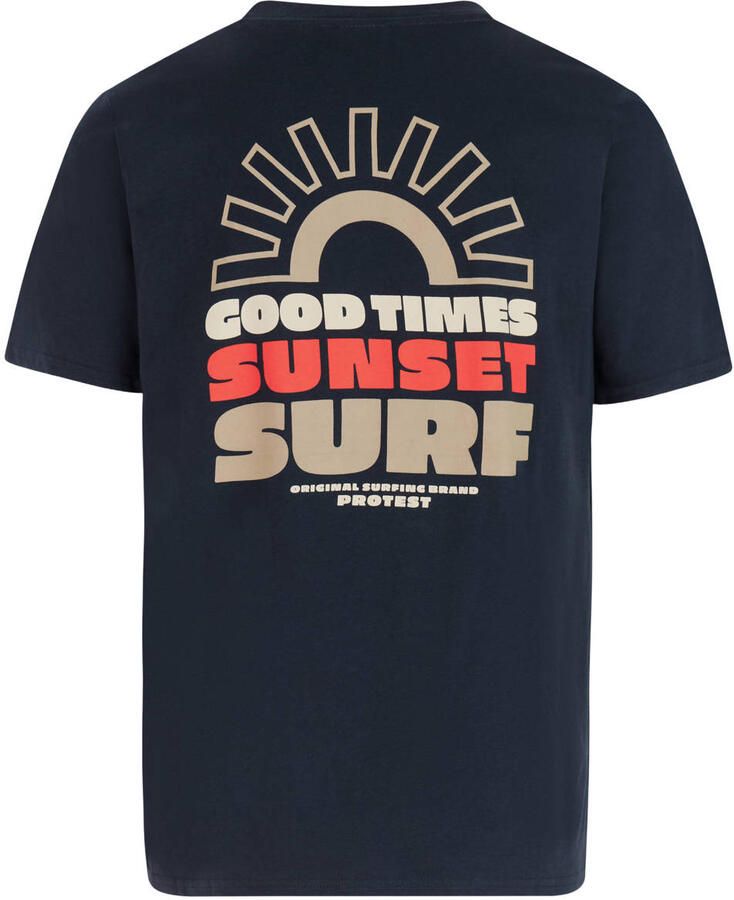 Protest regular T-shirt donkerblauw - Foto 2