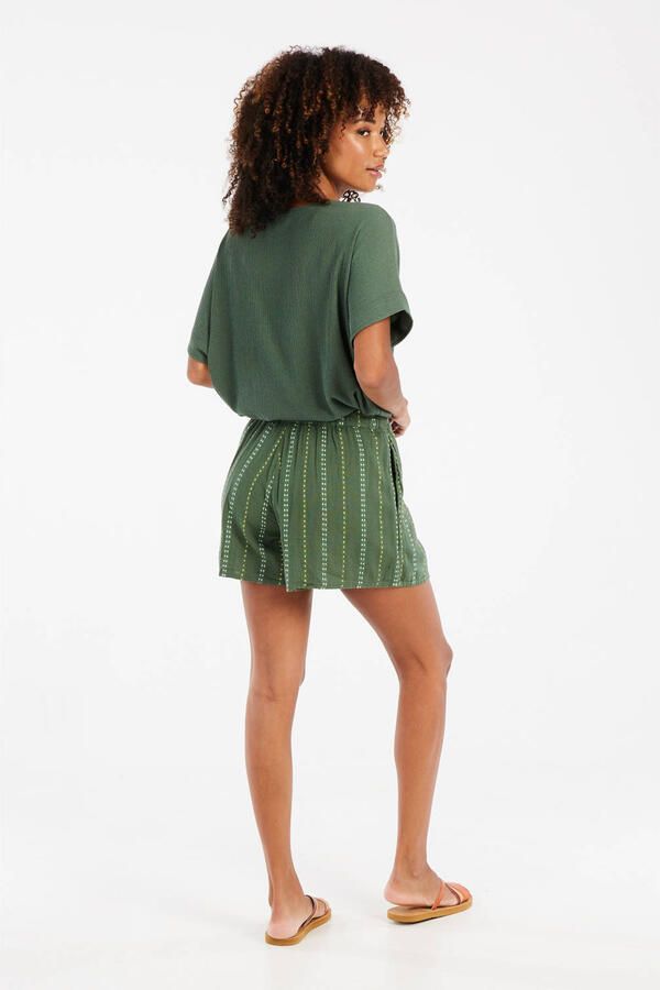 Protest regular waist casual short groen