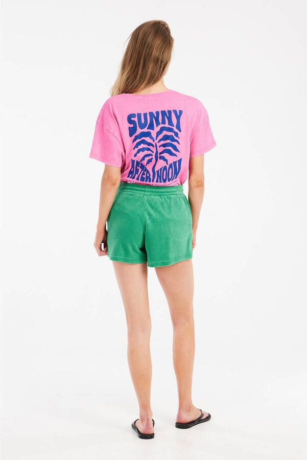Protest relaxed regular waist casual short groen - Foto 2
