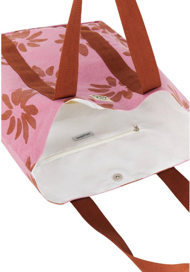 Protest shopper met bloemenprint roze - Foto 2