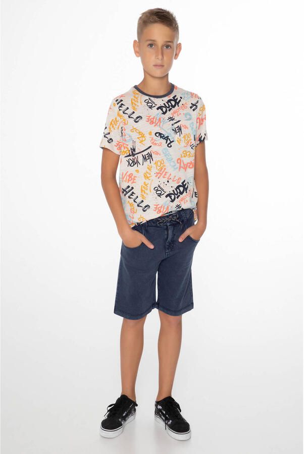 Protest short Orlin Jr donkerblauw Korte broek Jongens Katoen Effen 164