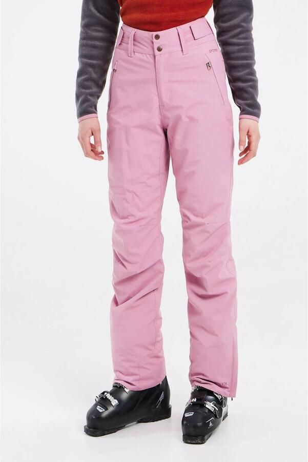 Protest skibroek Cinnamon korte lengte roze