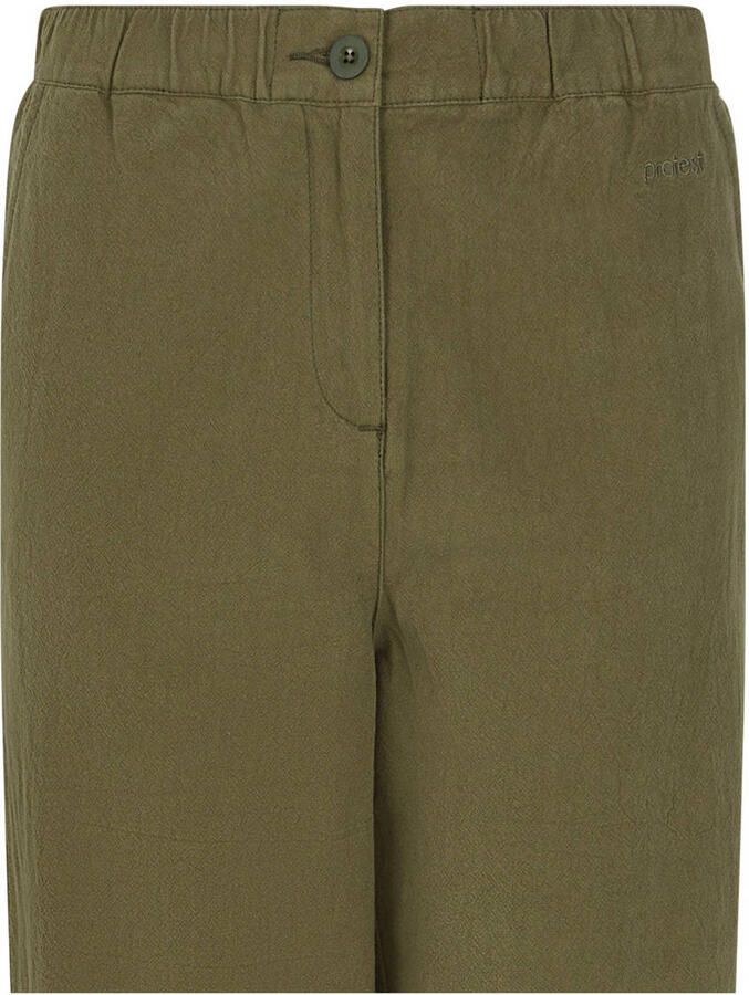Protest straight fit broek kaki - Foto 2