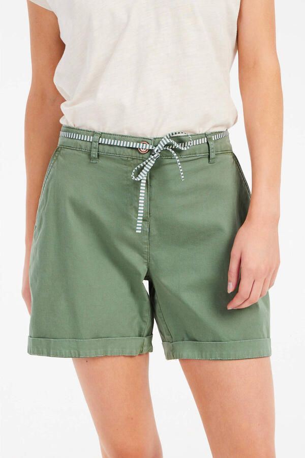 Protest straight regular waist casual short groen - Foto 2