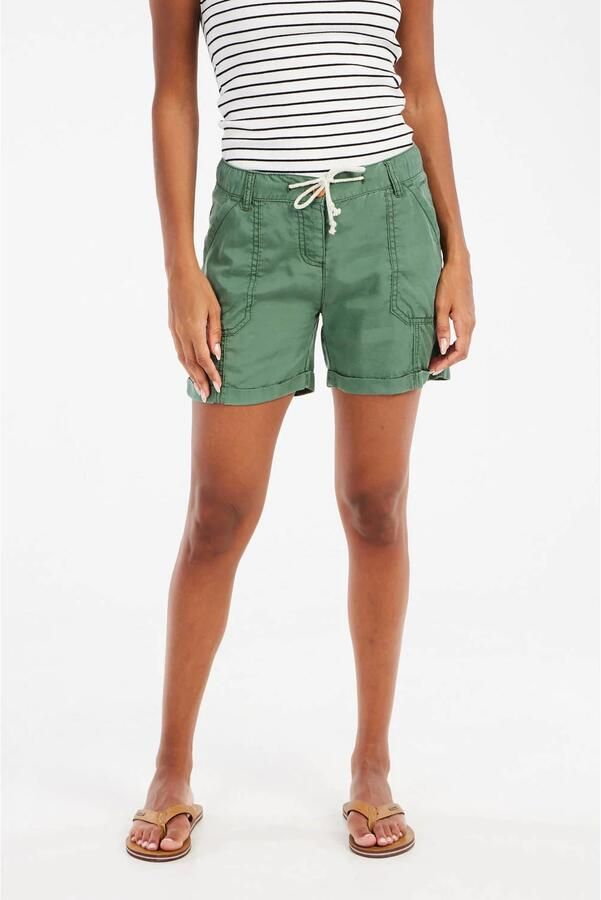 Protest straight regular waist casual short groen - Foto 3