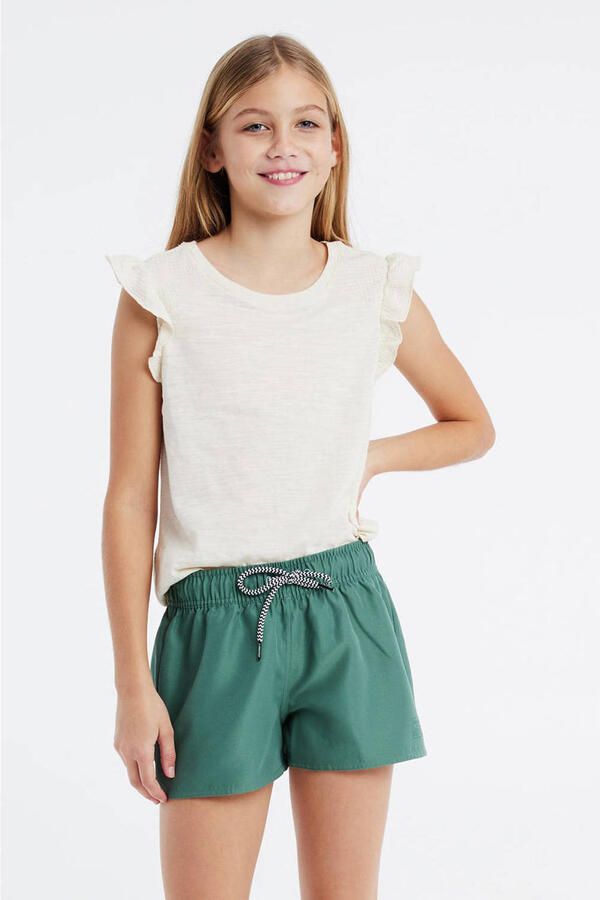 Protest strandshort PRTEVI JR groen Meisjes Polyester Effen 104 - Foto 3
