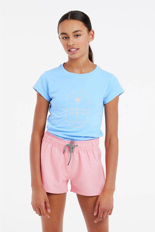 Protest strandshort PRTEVI JR roze Meisjes Polyester Effen 104 - Foto 3