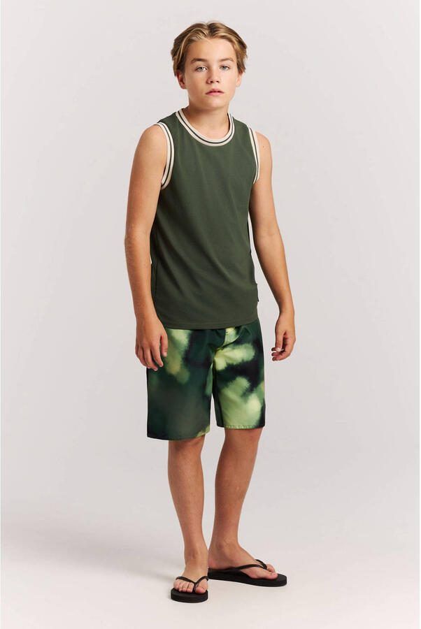 Protest T-shirt met backprint groen - Foto 2