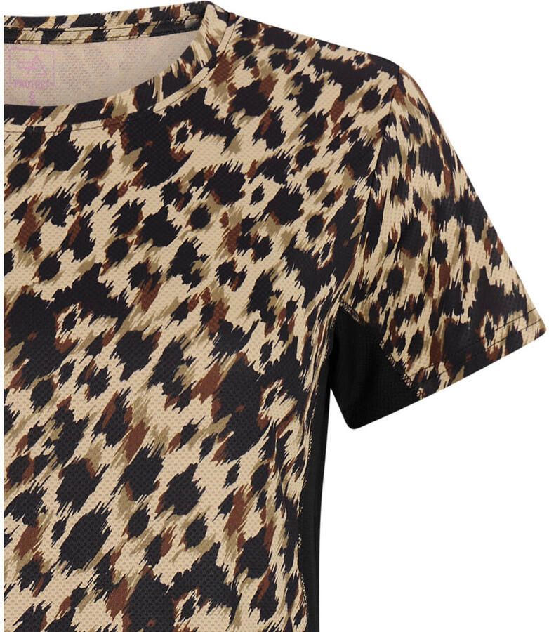 Protest T-shirt met dierenprint bruin - Foto 3