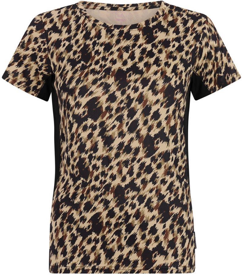 Protest T-shirt met dierenprint bruin - Foto 2