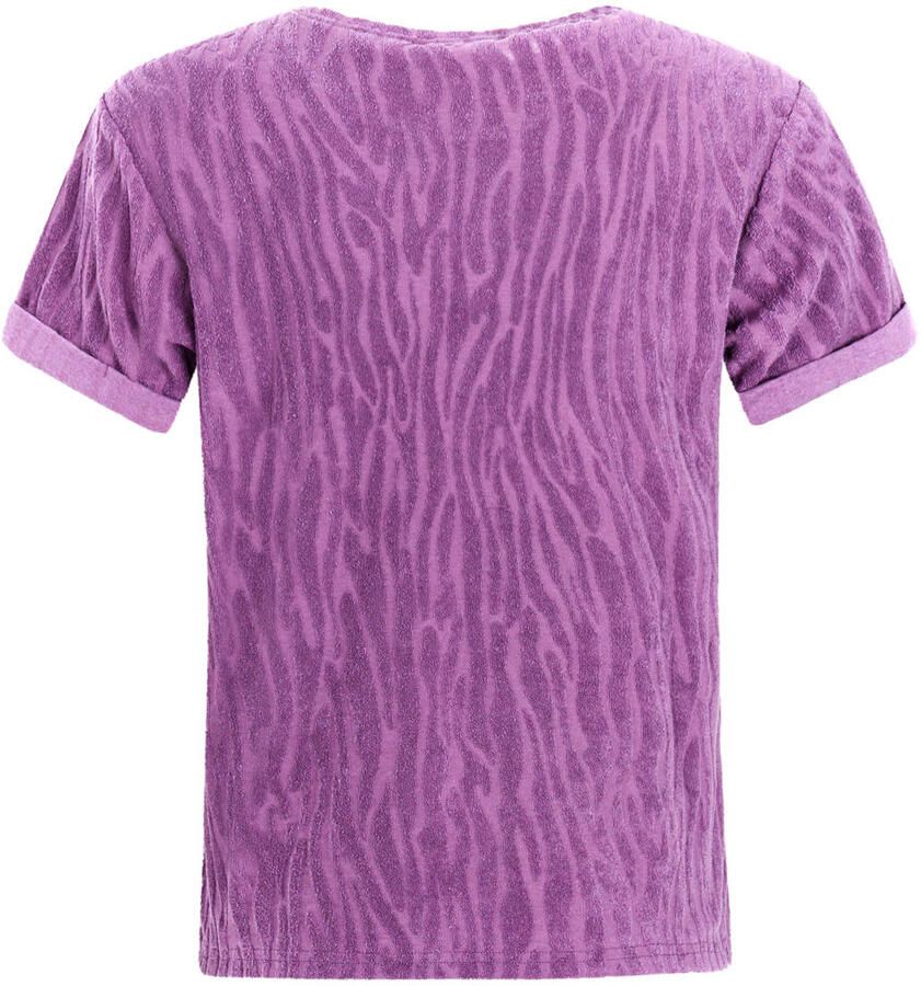 Protest T-shirt met dierenprint paars - Foto 3