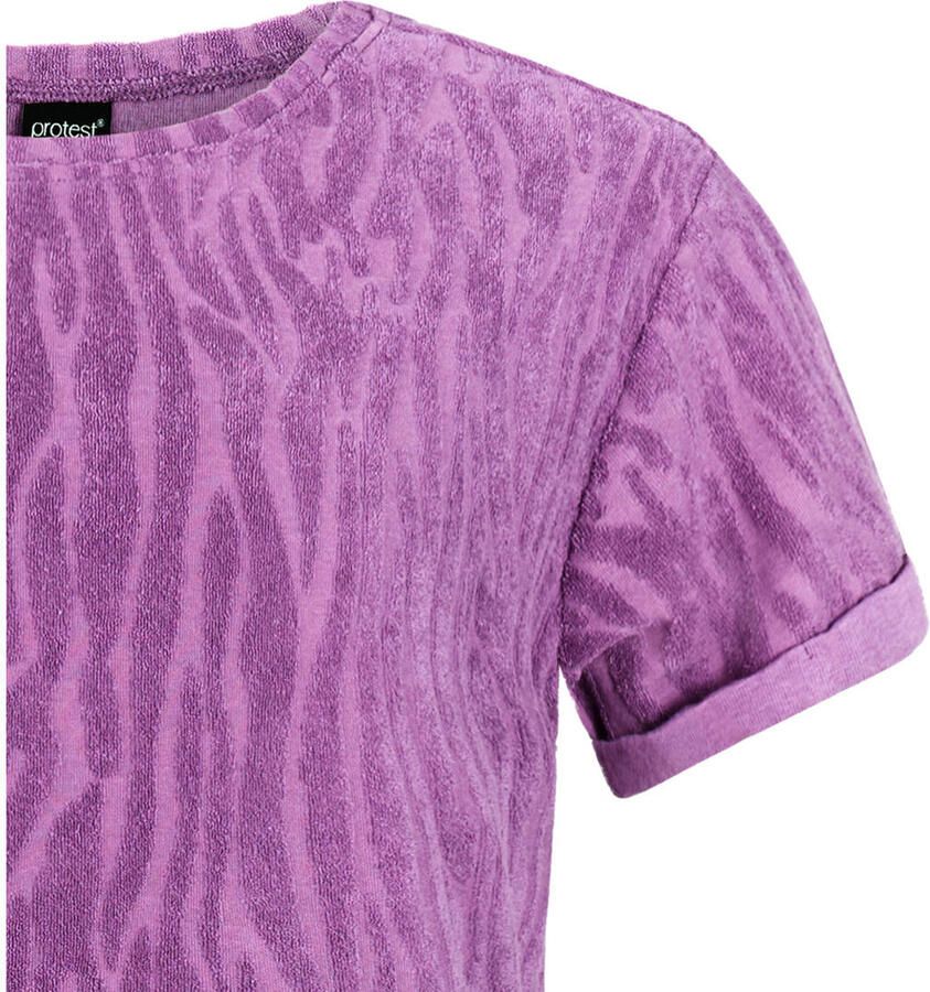 Protest T-shirt met dierenprint paars - Foto 2