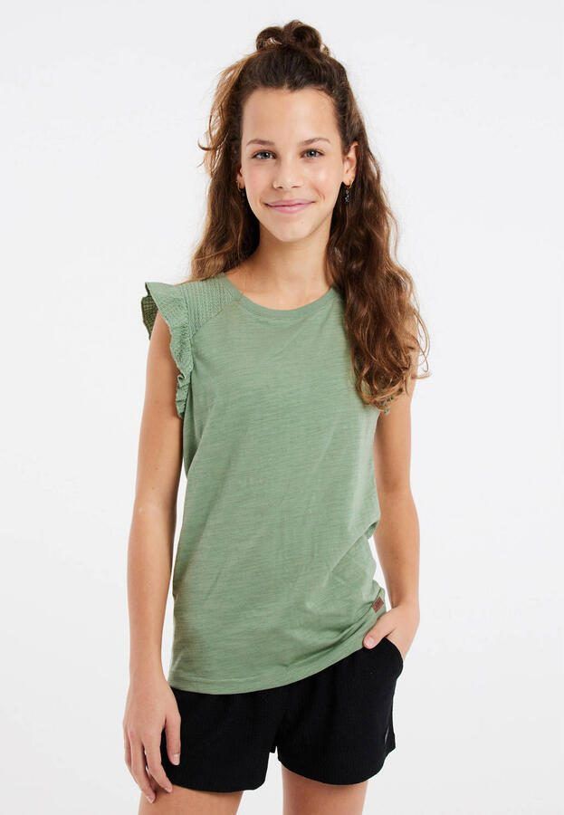 Protest T-shirt PRTCRIUS Groen Meisjes Katoen Ronde hals Effen 104 - Foto 3