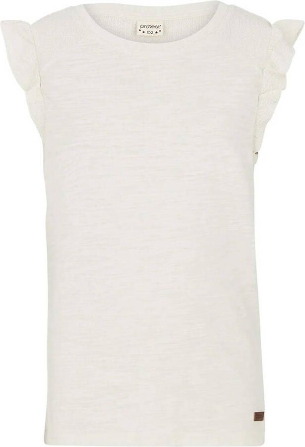 Protest T-shirt PRTCRIUS offwhite Wit Meisjes Katoen Ronde hals Effen 104 - Foto 2