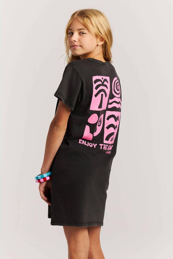 Protest T-shirtjurk met backprint zwart - Foto 2