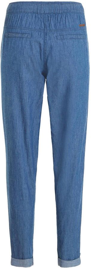 Protest tapered regular waist broek medium blue denim
