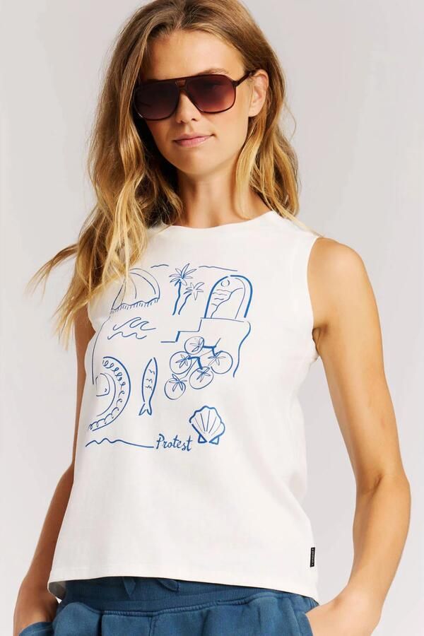 Protest top ecru