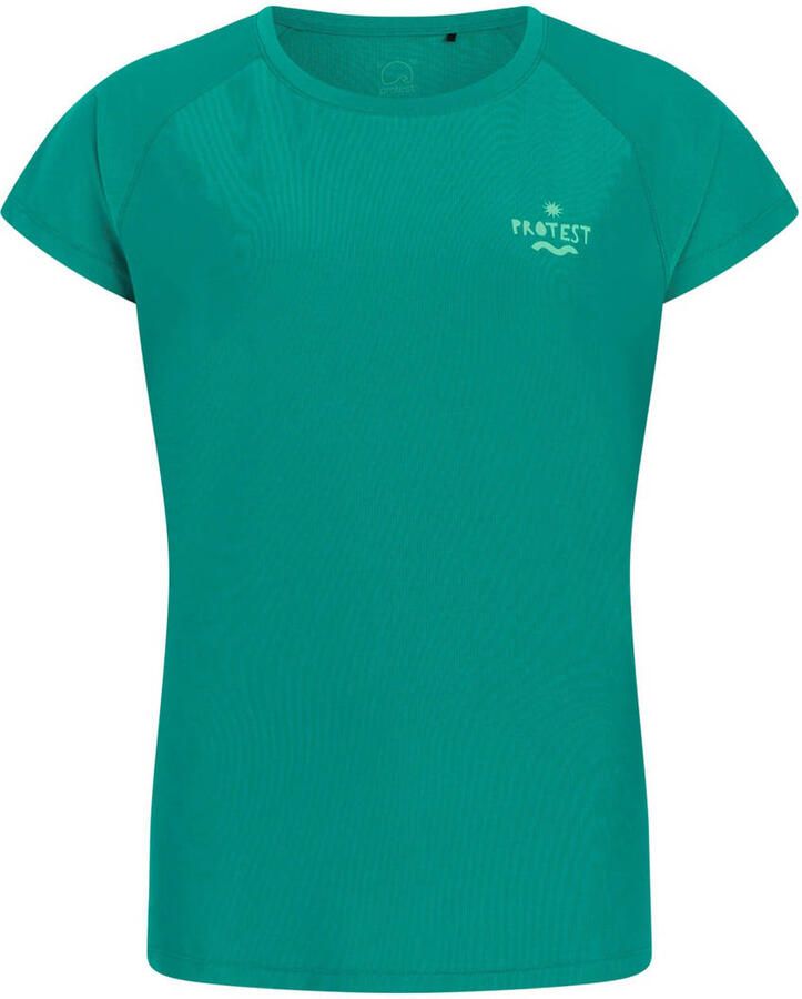 Protest UV T-shirt PRTCAL met backprint groen