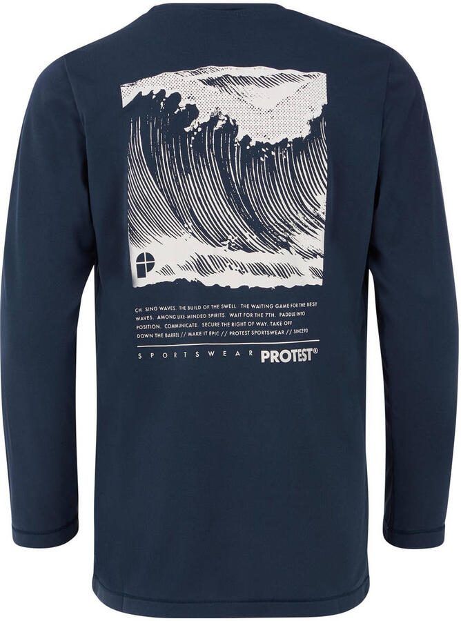 Protest UV T-shirt PRTHORN JR donkerblauw UV shirt Jongens Polyester Ronde hals 140 - Foto 2