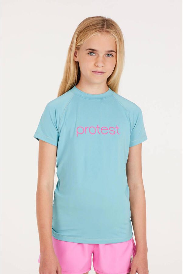 Protest UV T-shirt PRTSENNA JR blauw UV shirt Meisjes Polyester Ronde hals 128 - Foto 2