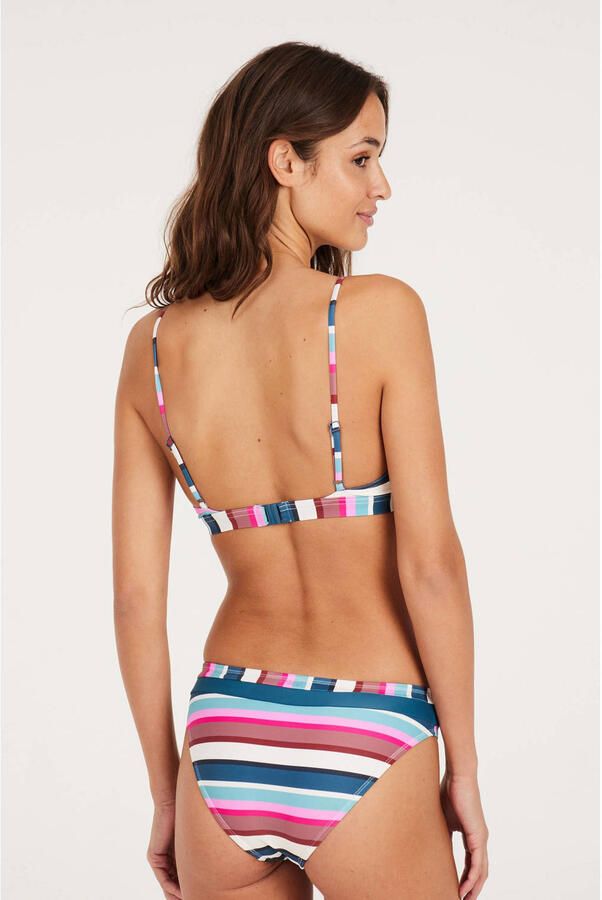 Protest voorgevormde beugel bikinitop MIXADAIR 24 roze wit blauw