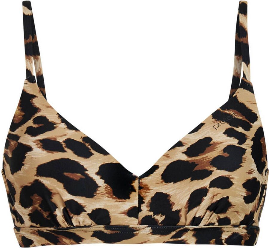Protest voorgevormde beugel bikinitop MIXADAIRU beige bruin