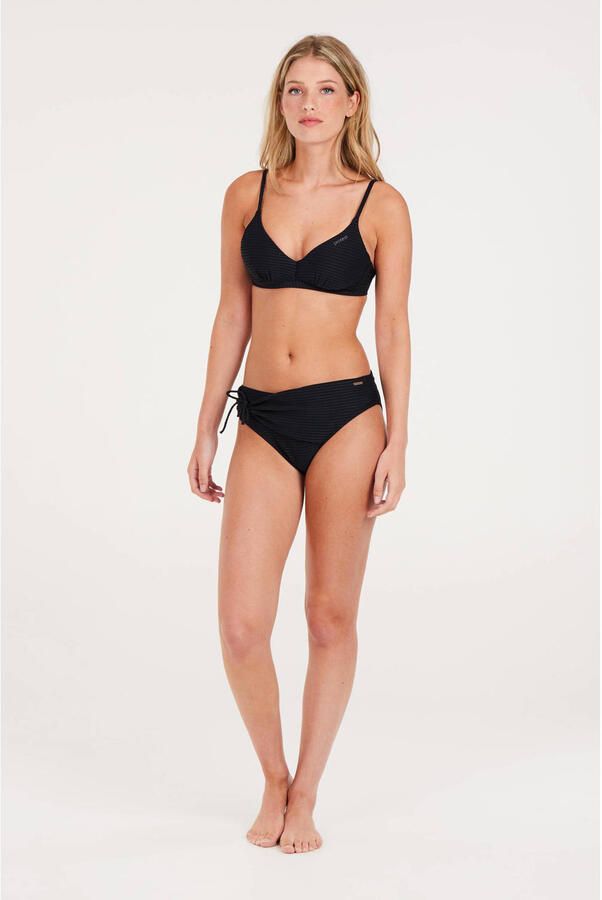 Protest voorgevormde beugel bikinitop MIXCAMEO met ribstructuur zwart - Foto 2