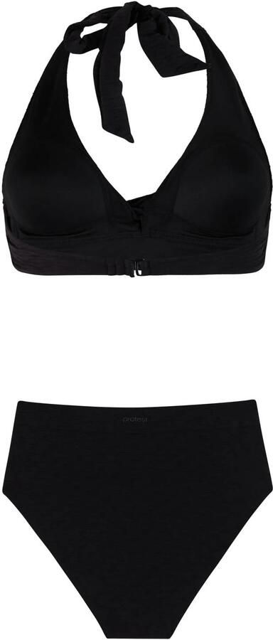 Protest voorgevormde halter bikini set PRTFREA met textuur zwart