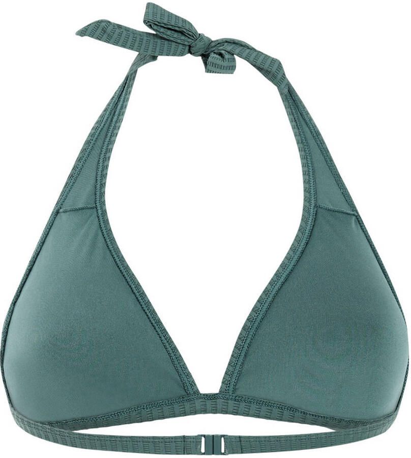 Protest voorgevormde halter bikinitop MIXCAVIAR met ribstructuur groen - Foto 2