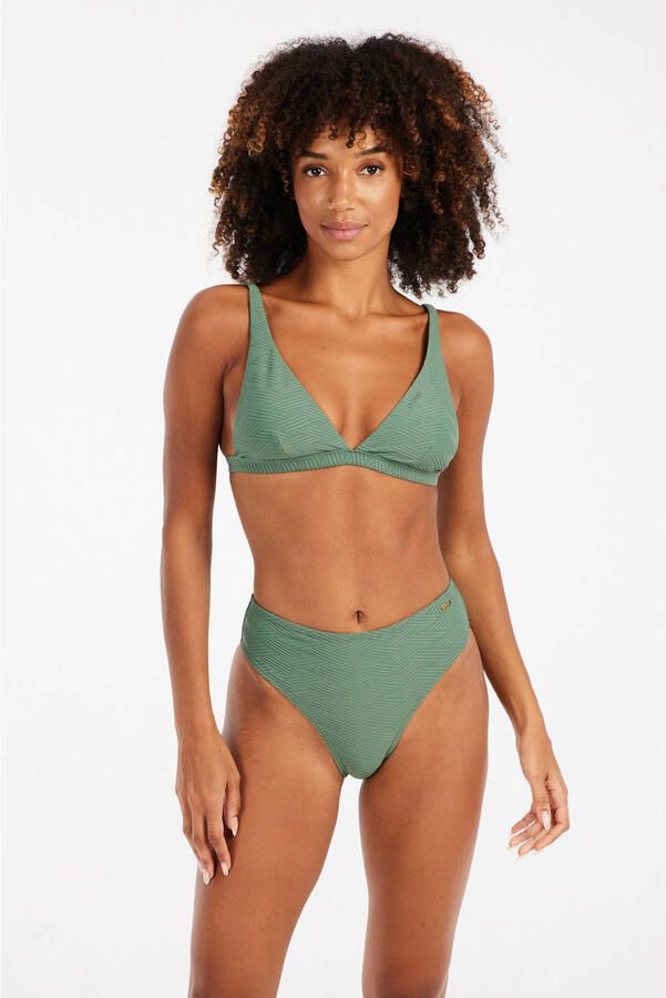 Protest voorgevormde halter bikinitop MIXCHUB B-cup groen
