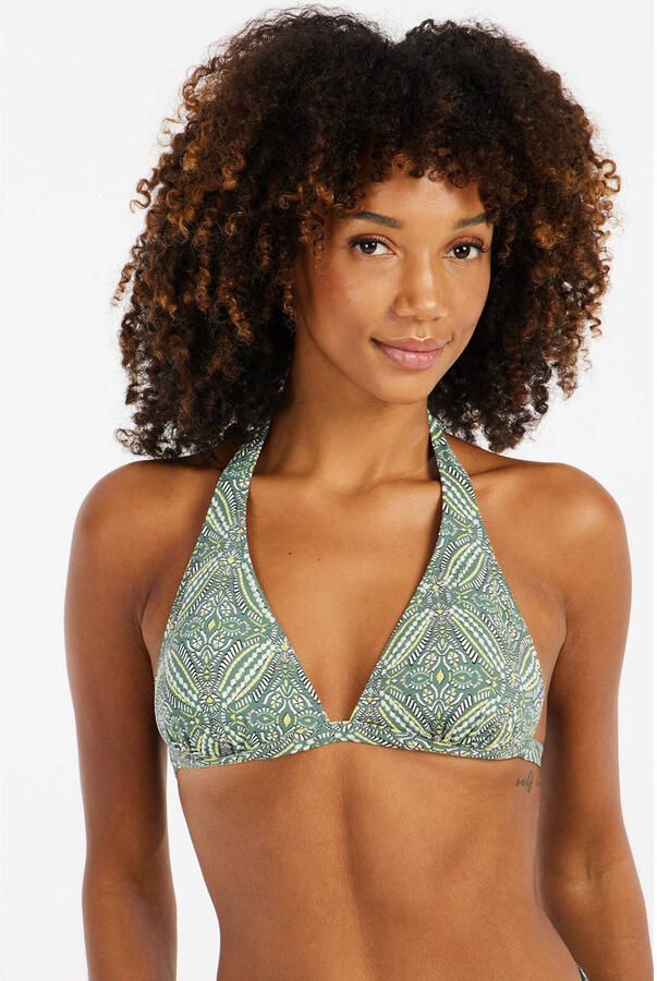 Protest voorgevormde halter bikinitop MIXJANEIRO B-cup groen