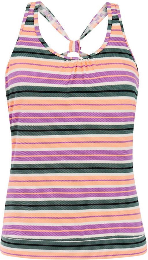 Protest voorgevormde tankini bikinitop MIXZESTER roze groen wit