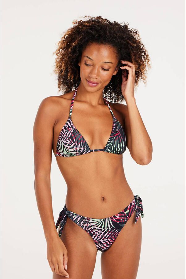 Protest voorgevormde triangel bikini PRTISOLA zwart roze groen
