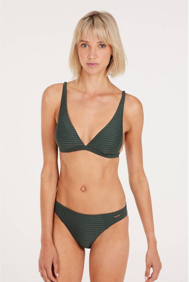 Protest voorgevormde triangel bikini PRTMAUDY donkergroen