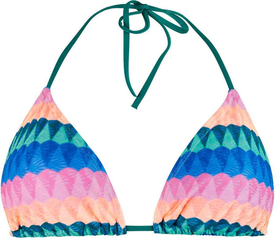 Protest voorgevormde triangel bikini set PRTEXIT blauw roze - Foto 2