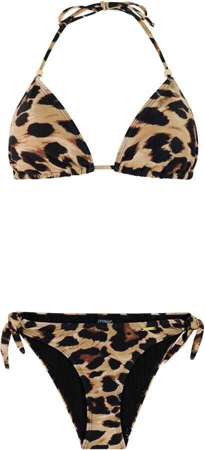 Protest voorgevormde triangel bikini set PRTOLEA beige bruin