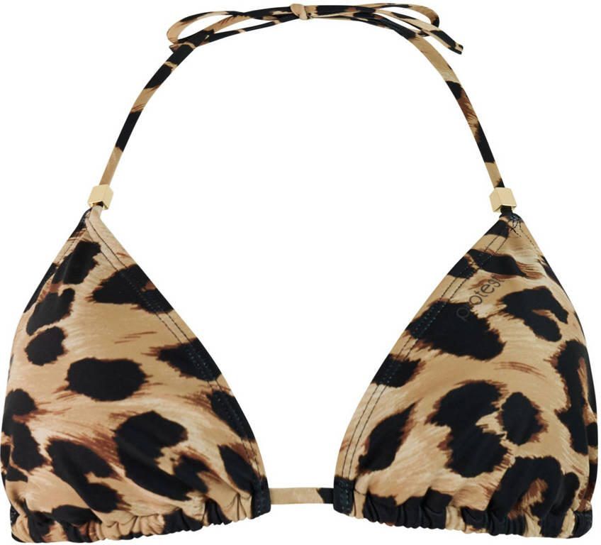 Protest voorgevormde triangel bikinitop MIXALES beige bruin