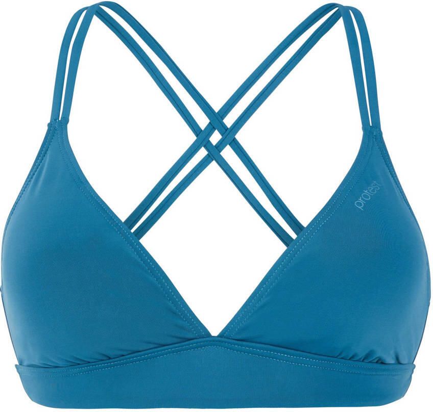 Protest voorgevormde triangel bikinitop MIXMAKARA petrol