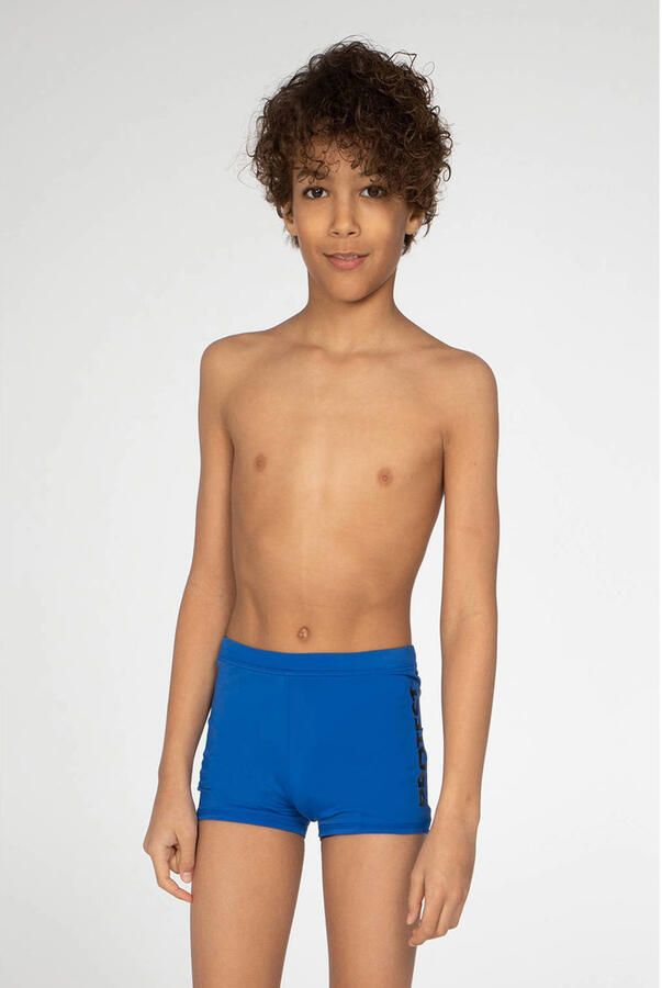 Protest zwemboxer Carst JR blauw Jongens Polyamide All over print 176