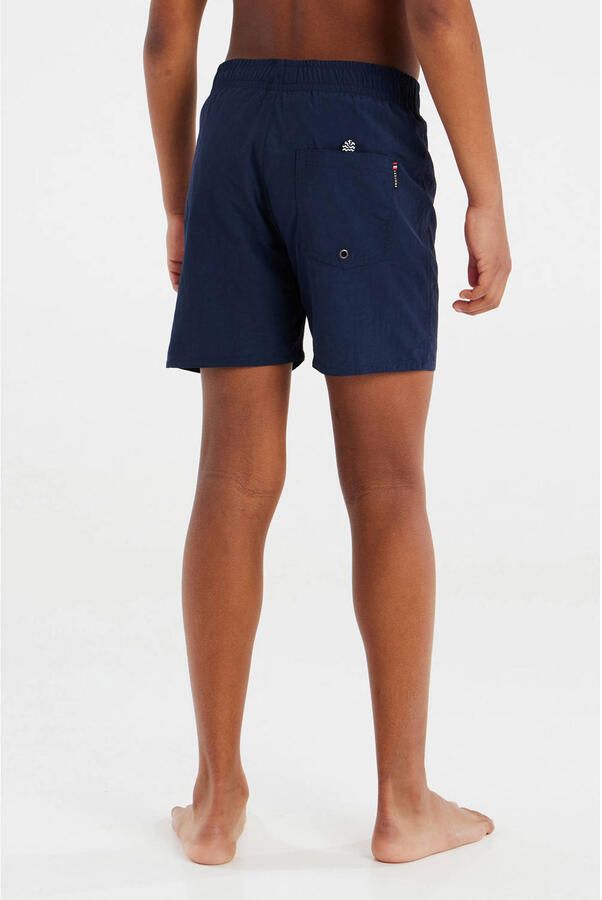 Protest zwemshort CULTURE JR blauwzwart Jongens Polyamide Effen 176