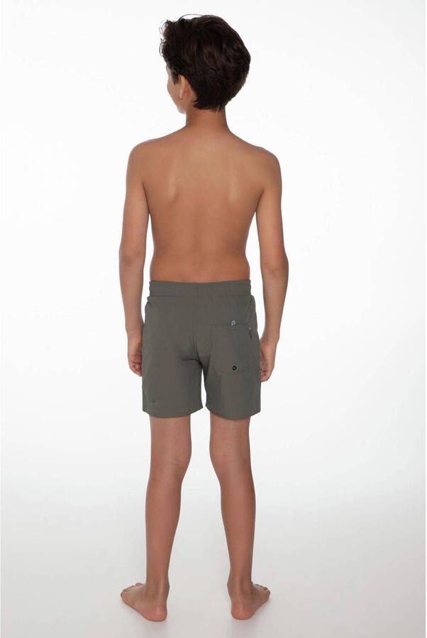 Protest zwemshort CULTURE JR donkergroen Jongens Polyamide Effen 176 - Foto 3