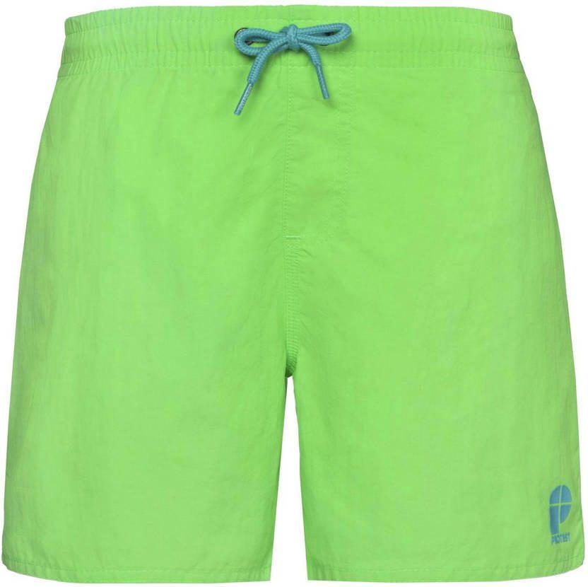 Protest zwemshort CULTURE JR neon groen Jongens Polyamide Effen 104 - Foto 2